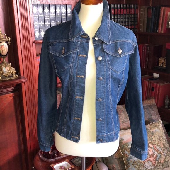 Stretch Jean Jacket - Picture 2 of 5